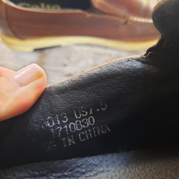 Calto Men's Invisible Height Increasing Elevator Loafers. Size: 7.5 - Picture 5 of 13